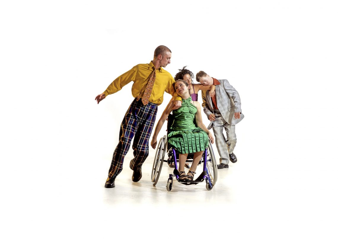 A production image of Corpus, featuring Laura Jones, Chris Pavia, Lucy Bennett and Dan Watson