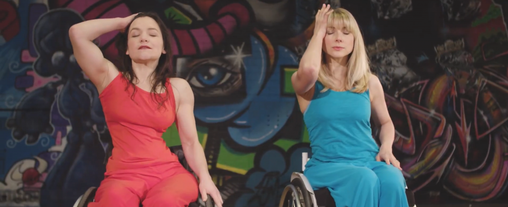 Laura Jones and Suzie Birchwood in a part