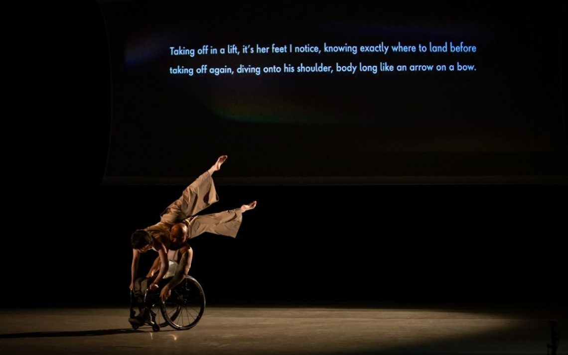 A photo during Lived Fiction performance